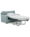 Furniture Radley 54" Fabric Chair Bed, Created For Macy's In Heavenly Robinsegg Blue