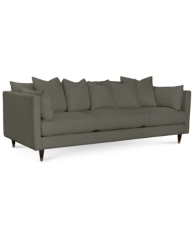Furniture Bostal 98" Fabric Estate Sofa, Created For Macy's In Dover Stone Green