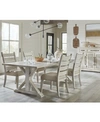 FURNITURE TRISHA YEARWOOD COMING HOME DINING FURNITURE, 5-PC. SET (TABLE & 4 SIDE CHAIRS)