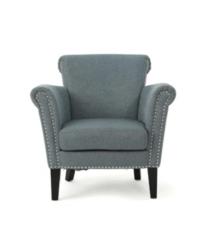 Noble House Brice Club Chair In Blue