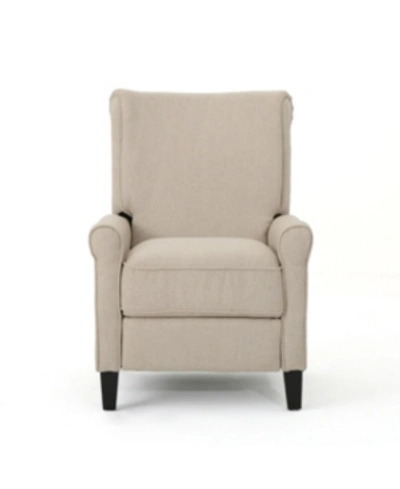 Noble House Charell Recliner In Wheat
