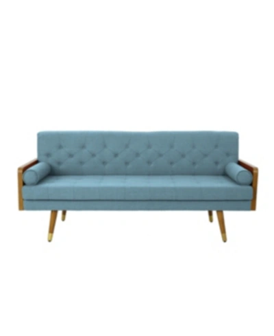 Noble House Jalon 72" Sofa In Blue