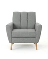 Noble House Treston Club Chair In Grey