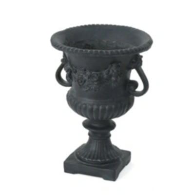 Noble House Buena Vista Outdoor Urn In Antique Black
