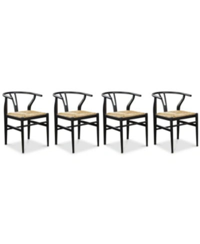 Furniture Stella Side Chair, 4-pc. Set (4 Side Chairs)