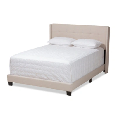 Furniture Lisette Bed - Queen In Beige