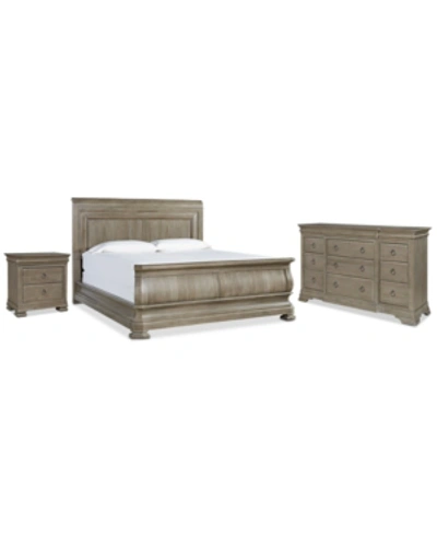 Furniture Reprise Driftwood Bedroom , 3-pc. Set (king Bed, Nightstand & Dresser)