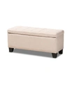 Furniture Fera Ottoman In Beige