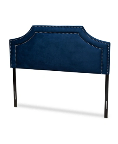 Furniture Avignon Headboard - King In Navy Blue