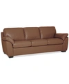 FURNITURE LOTHAN 87" LEATHER SOFA, CREATED FOR MACY'S
