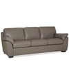 FURNITURE LOTHAN 87" LEATHER SOFA, CREATED FOR MACY'S