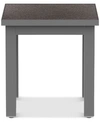 FURNITURE CARLEESE OUTDOOR END TABLE WITH CAL SIL TOP