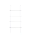 Furniture Charlie Ladder Rack In White
