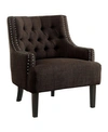 Furniture Orbit Accent Chair In Brown