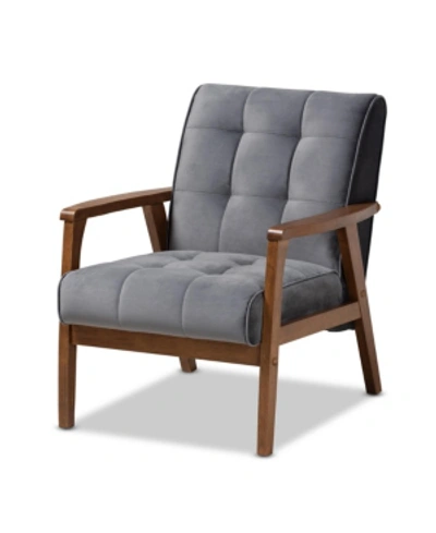Furniture Asta Accent Chair In Grey