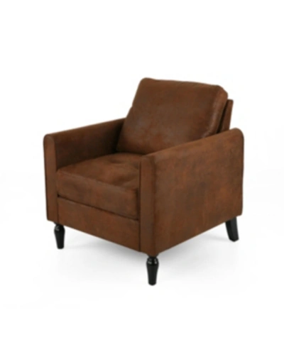 Noble House Blithewood Accent Chair In Brown
