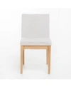 Noble House Kwame Dining Chair, Set Of 2 In Beige