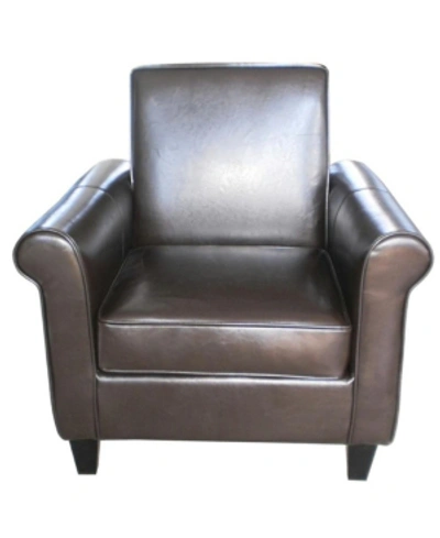 Noble House Freemont Accent Chair In Brown