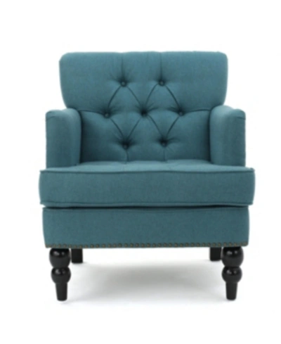 Noble House Malone Club Chair In Teal