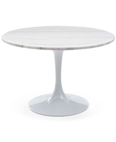 Steve Silver Colfax White Marble Table