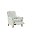 Furniture Kirstin Recliner In Light Blue