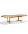 Furniture Bristol Teak 118" X 47" Outdoor Extension Dining Table