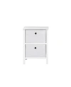 EZ HOME SOLUTIONS FOLDABLE FURNITURE 2 DRAWER NIGHT STAND
