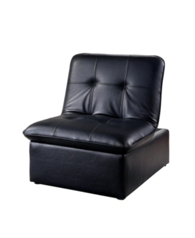 Furniture Of America Medary Tufted Futon Chair In Black