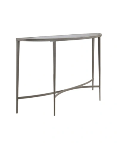 Furniture Of America Porcelain Steel Frame Sofa Table In Silver