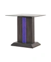 FURNITURE OF AMERICA ARICELLE LED LIGHTS END TABLE