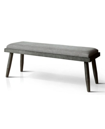 Furniture Of America Janell Upholstered Bench In Grey