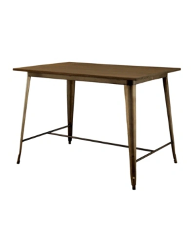 Furniture Of America Mayfield Dining Table In Brown