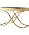 FURNITURE OF AMERICA XANDER MIRRORED CONSOLE TABLE