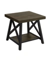 FURNITURE OF AMERICA BASSA INDUSTRIAL END TABLE