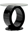 Furniture Of America Mason Black End Table In Black