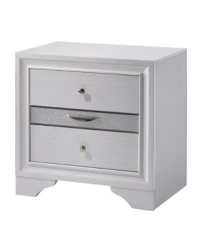 Furniture Of America Laren Contemporary Nightstand In White