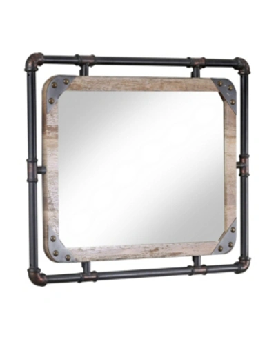 Furniture Of America Gee Antique Wall Mirror In Black