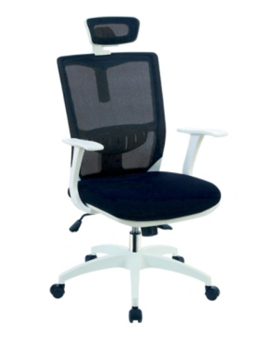 Furniture Of America Ari Contemporary Mesh Office Chair In Black