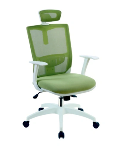 Furniture Of America Ari Contemporary Mesh Office Chair In Green
