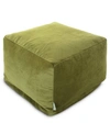 MAJESTIC HOME GOODS VILLA OTTOMAN SQUARE POUF 27" X 17"