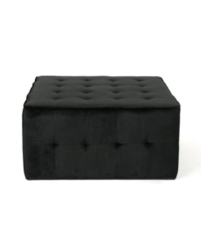 Noble House Judson Ottoman In Black