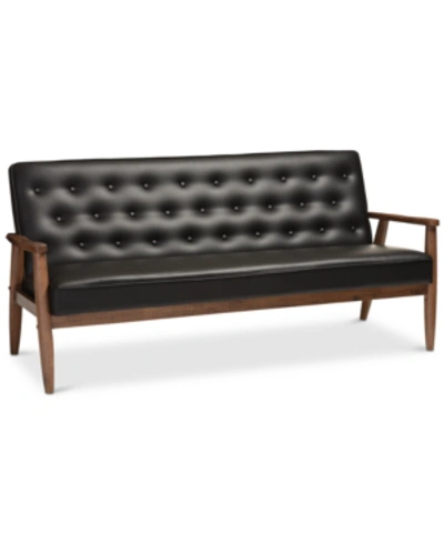 Furniture Sorrento 71" Sofa In Black