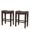 Noble House Set Of 2 Avondale Counter Stools In Brown