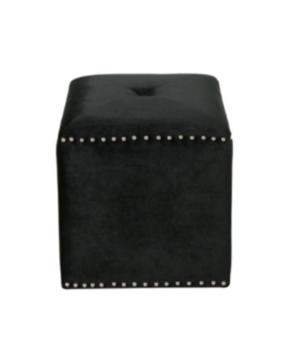 Noble House Brantly Ottoman In Black
