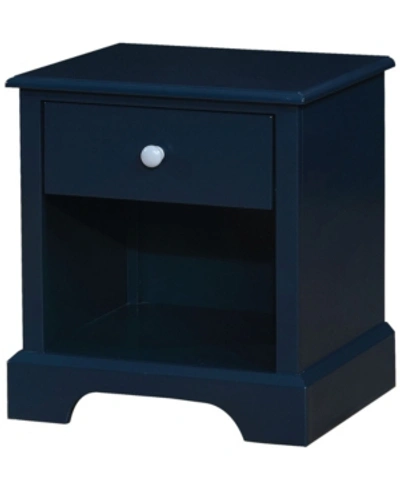 Furniture Of America Poppy Transitional Nightstand In Blue