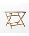 Noble House Positano Outdoor Foldable Dining Table In Natural