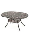 NOBLE HOUSE LOPEZ OUTDOOR CAST OVAL DINING TABLE