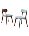 NOBLE HOUSE ABRIELLE DINING CHAIRS, SET OF 2