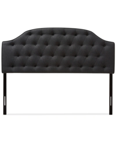 Furniture Marlen Queen Headboard In Dark Grey