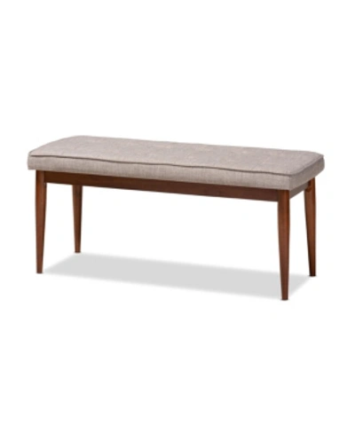 Furniture Itami Dining Bench In Light Gray